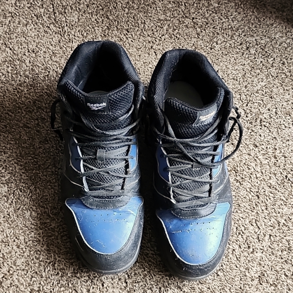 Men's Reebok Composite Toe Metal Free High-Top Sneaker Metguard Work Shoe RB4166